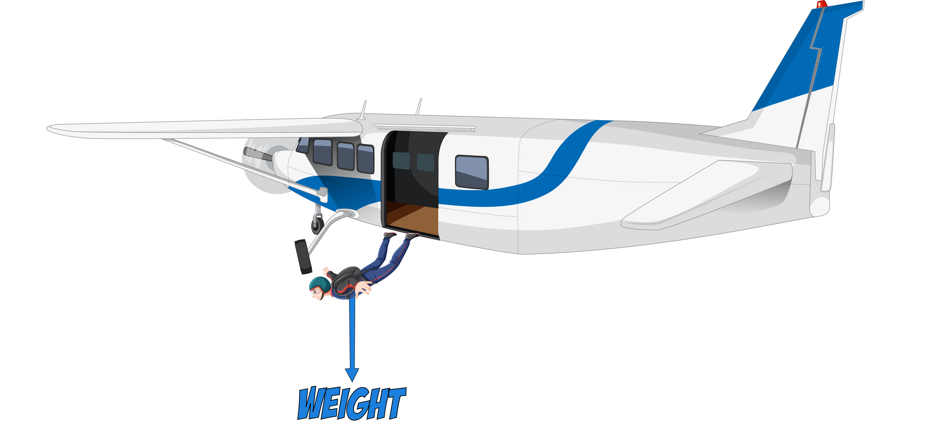 skydiver jump